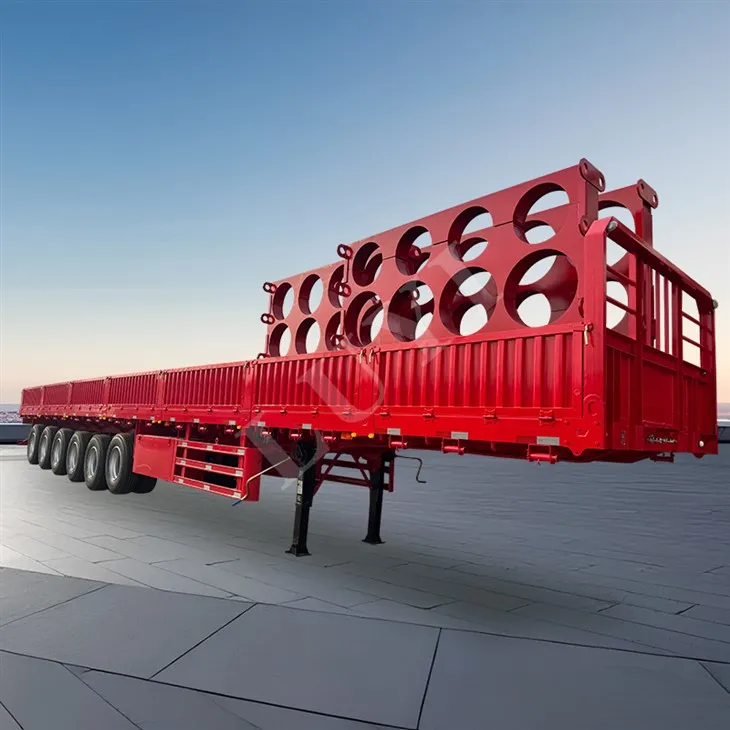 6 - fus 15.5-metru 80-100 tunnellata 40-pied tal-ħajt tal-ġenb semi-karru,