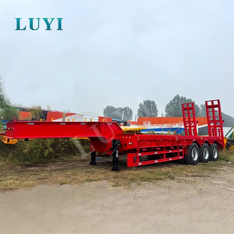 3-fus 40-tunnellata Gooseneck Flatbed Semi-karru