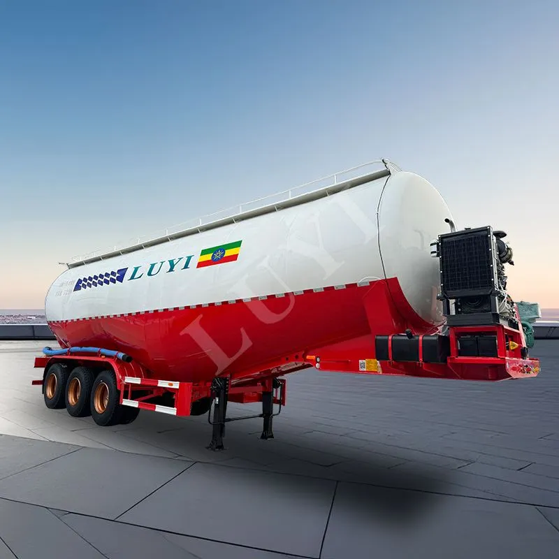 3 - Axle 57 - Cubic-Meter Powder Tank Semi-Trailer