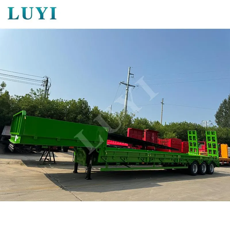 3 Axle Lowbed Semi Trailer