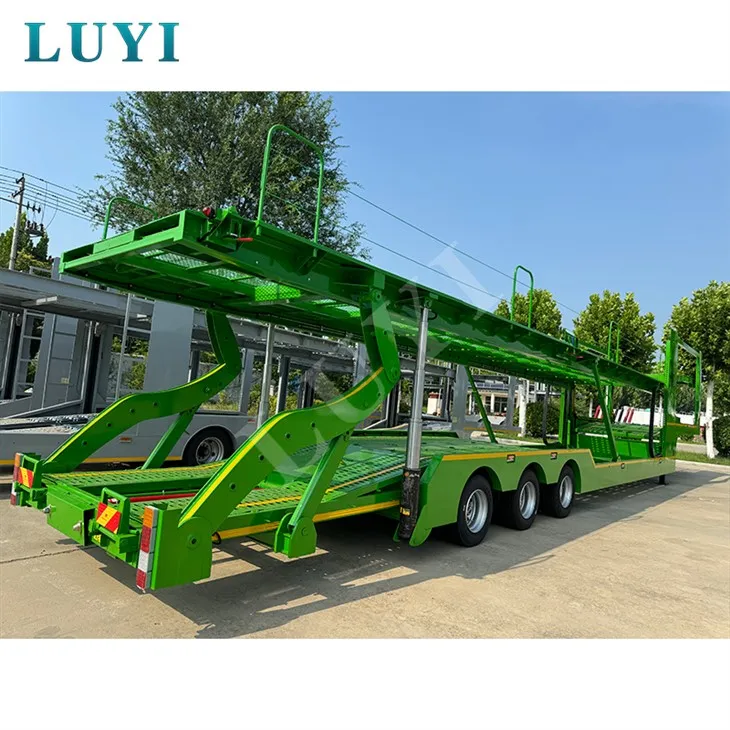 3 Fusien Car Carrier Trailer