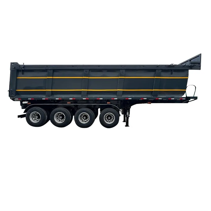 4 Axle Rear Dump Semi Trailer|Tipper Heavy Duty Għall-Bejgħ