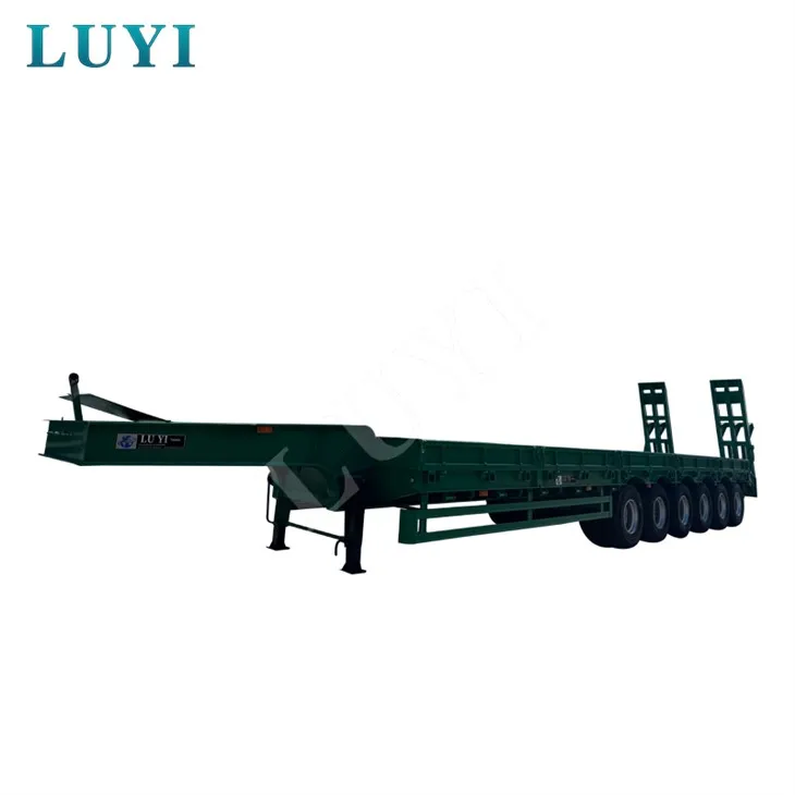 6 Axle Flatbed Semi Trailer