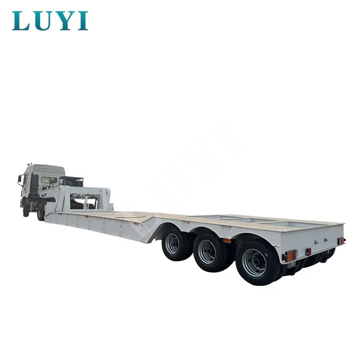 60 Ton Folding Gooseneck Low-sodda Semi-karru