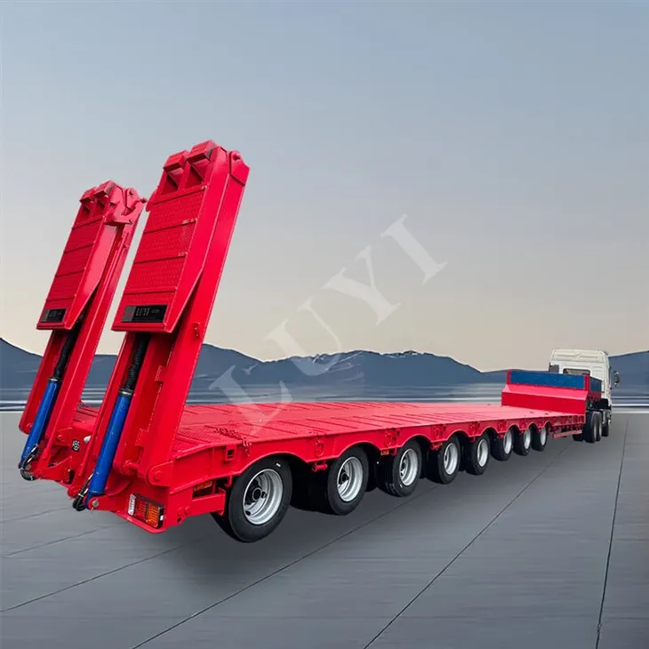 8 - Axle Heavy - Dazju 220-Tun Gooseneck Trailer Bed Low