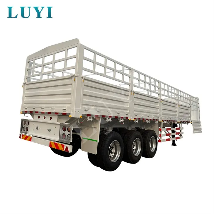 80 Ton Multi Funzjonali Ħajt Sideboard Merkanzija Semi Trailer Truck