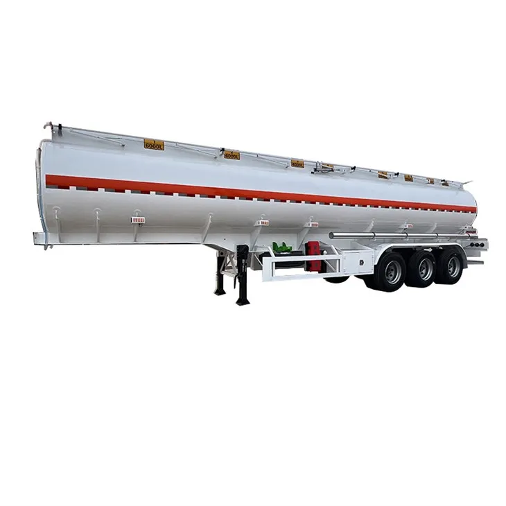 Kwalità Għolja 3 Fusien Likwidu Tank Trailer