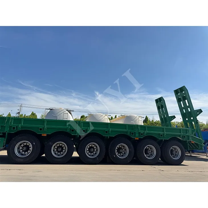 Kontenitur tat-trakk tat-trejler tas-sodda ċatta ta 'kwalità għolja ta' 6 fusijiet